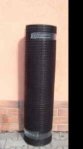 Siatka pcv czarna na krety 100cm x100 m