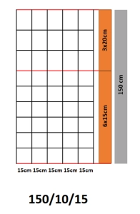 Siatka Leśna Ocynkowana 150/10/15 50 mb