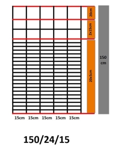 Siatka Leśna Ocynkowana 150/24/15/ 50mb 